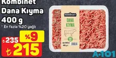 KOMBİNET DANA KIYMA 400 G